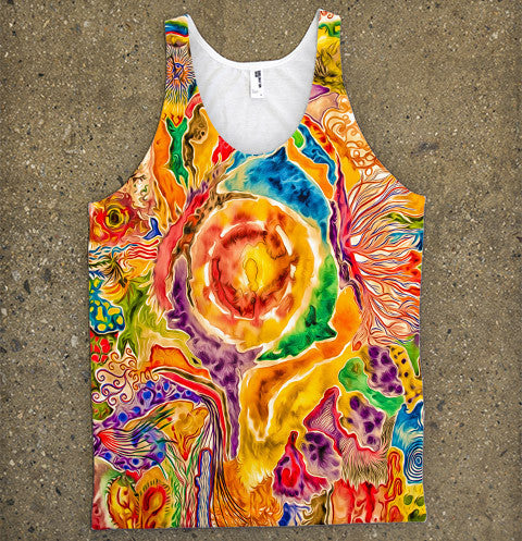 Psychedelic Colors Dream World Tank Top