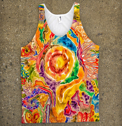 Psychedelic Colors Dream World Tank Top