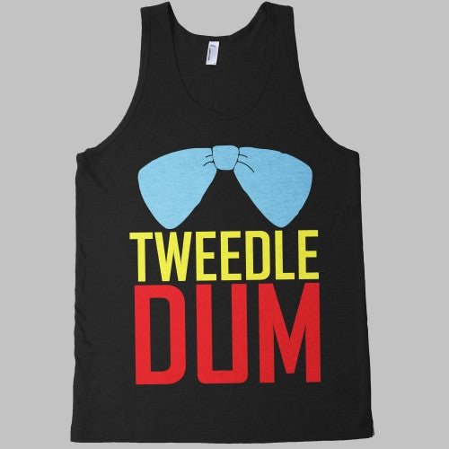 Tweedle Dum Tank Top Shirt Unisex
