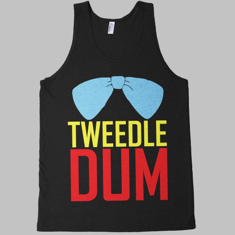 Tweedle Dum Tank Top Shirt Unisex