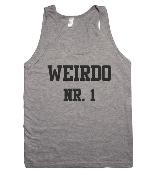 weirdo nr. 1 tank top shirt