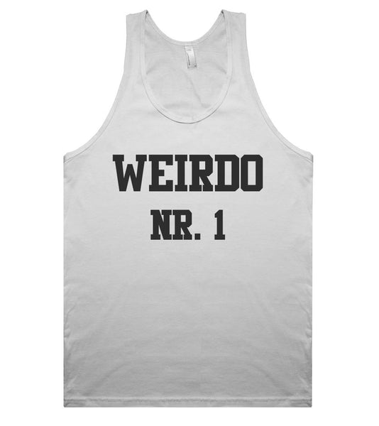 weirdo nr. 1 tank top shirt